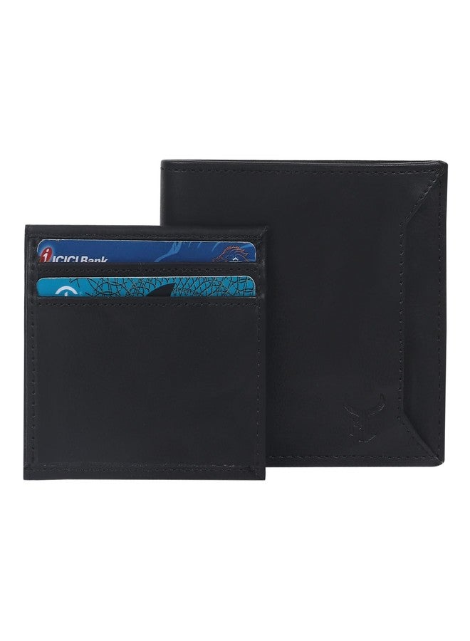 Highlark Premium & Exclusive PU Leather Wallet for Men I Slim & Compact Wallet I 7 Card Slots I 2 Currency Slots | 1 Coins Slots (Black) - Image 5
